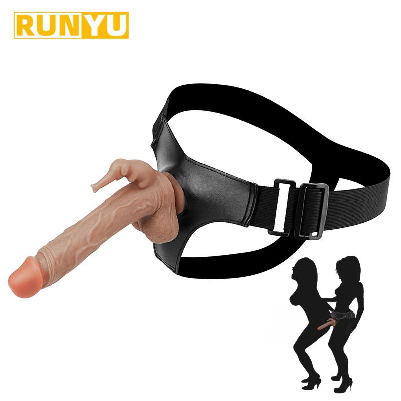 Strapon Dildo for Woman Masturbator Realistic Penis Harness Belt Panties with Ring Anal Plug Sex Toys for Lesbian Adult Supplies