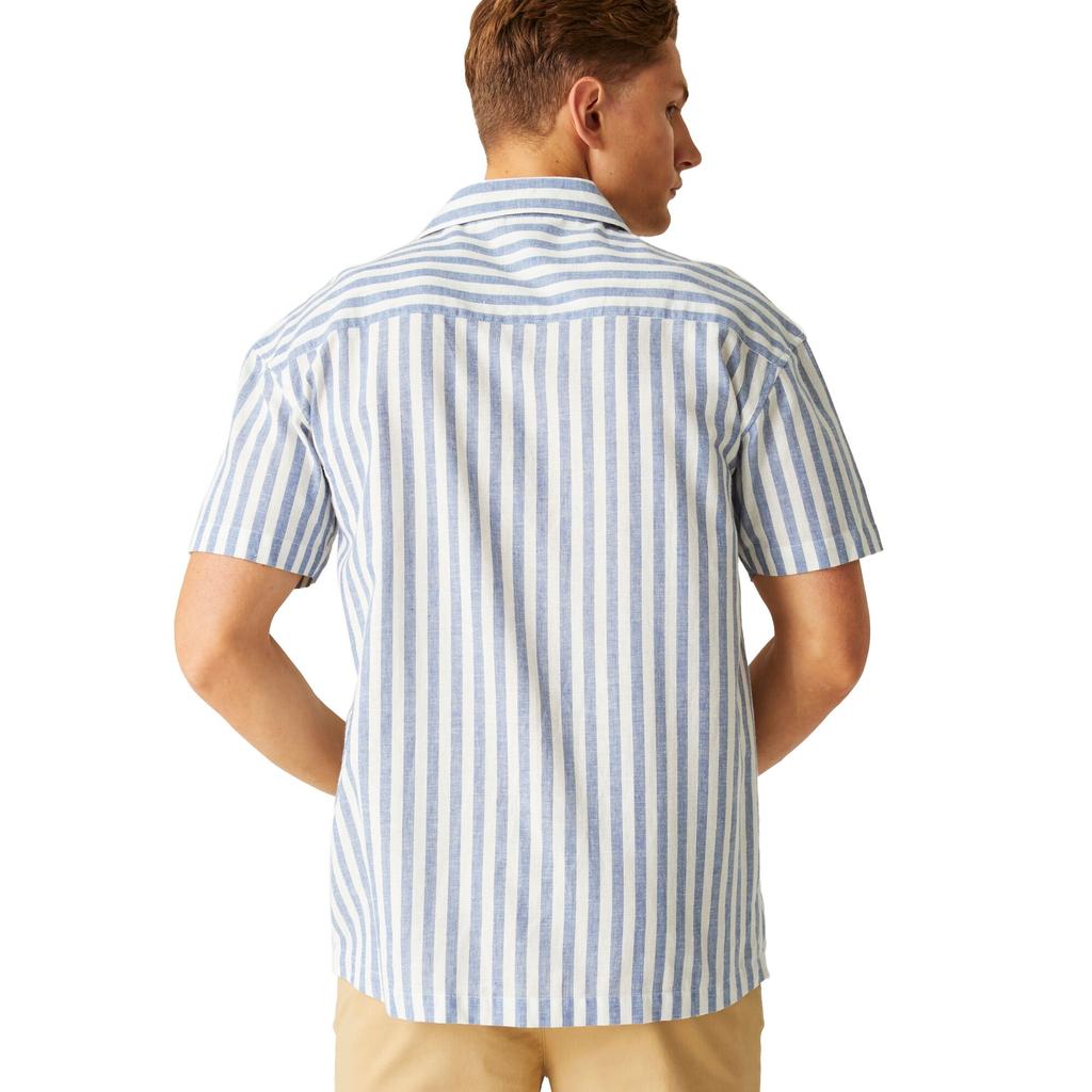 Regatta Mens Shorebay II Stripe Short-Sleeved Shirt