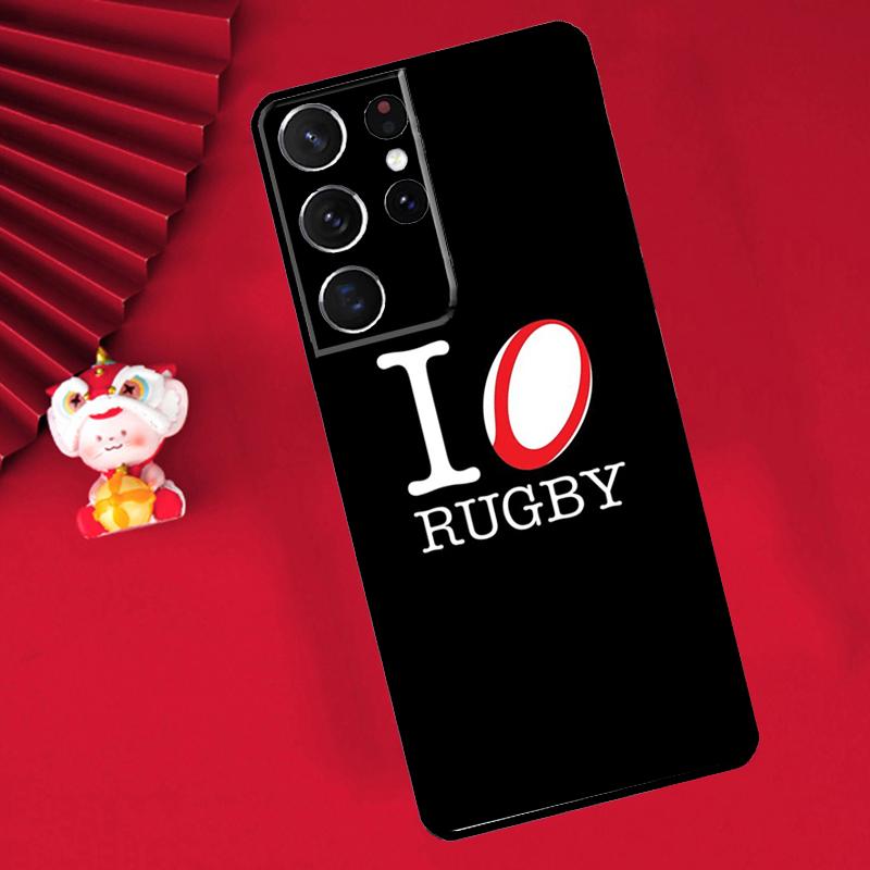 Rugby-Fußball-Sporthülle für Samsung Galaxy S24 S23 S25 S26 Ultra S20 FE S21 S22 Plus S10 S25 FE