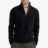 Men'S Thickened Half-High Zip-Up Collar, Men'S Warm Winter Sweater, Knit Jacket, Knit Sweater