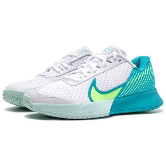 NikeCourt Air Zoom Vapor Pro 2 Белый Бирюзовый Лайм W - DR6192-103 EU 35.5 белый