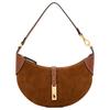 Sac Brand Logo Patch Design Leather Mini Shoulder Bag Women Shoulder Bag Brown 428929801002