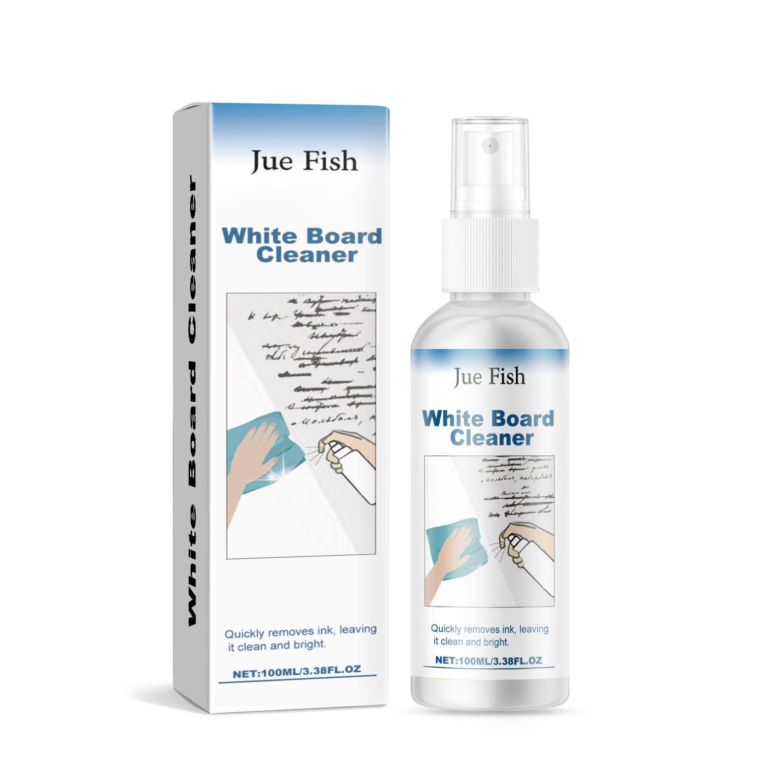 

JUE FISH Whiteboard Cleaner for Oily Markers - Office & Classroom Use