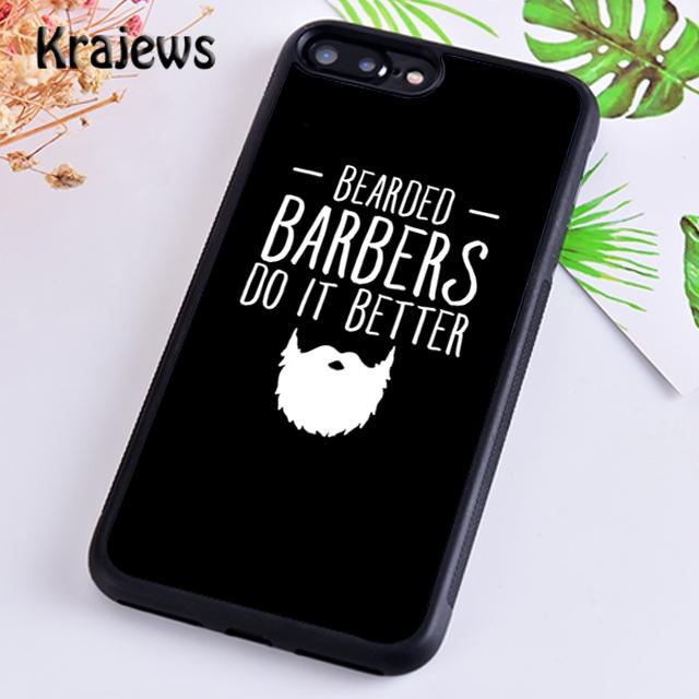 Krajews Barber Funny Vintage Classic Barber Retro Distressed Phone Case Cover For iPhone 14 5 6s 7 8 Plus 11 12 13 Pro XR XS Max
