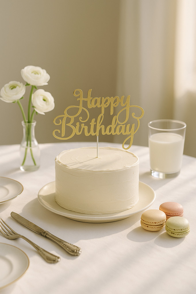 Happy Birthday Candle Party Cake Topper Supplies Decoration