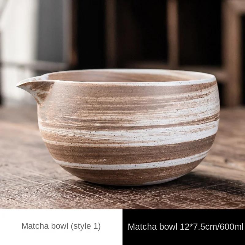 Matcha Bowl Japanese Tea Set for Matcha Tea Tea Whisk Bamboo Matcha Brush Hundred Benli Song Dynasty Point Tea Ceremony Zen