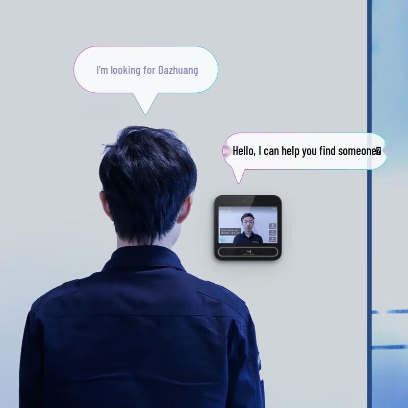 DingTalk D3 Smart Facial Recognition Access Control & Attendance Machine CN plug (adapter included)