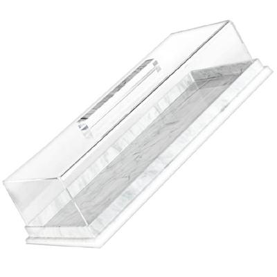 Rectangular Food Display Case With Removable Cover Modern Acrylic Cupcake Stand Party Cake Serving Essential