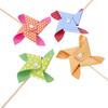 18pcs Cake Toppers Mini Pinwheel Cupcake Picks Adorable Party Food Decor Birthday Baby Shower Wedding Toothpick Windmill