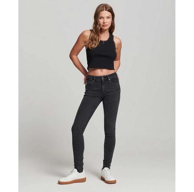 Superdry Vintage Mid Rise Skinny джинсы