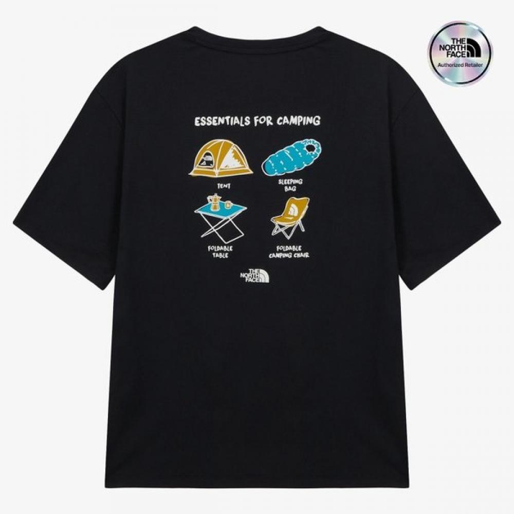 The North Face Men S Camp Holic Short Sleeve Tee Black