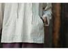 Artistic Retro Women's Long-Sleeved Hooded Linen Pullover Sweatshirt - Loose Casual Washed Cotton Top