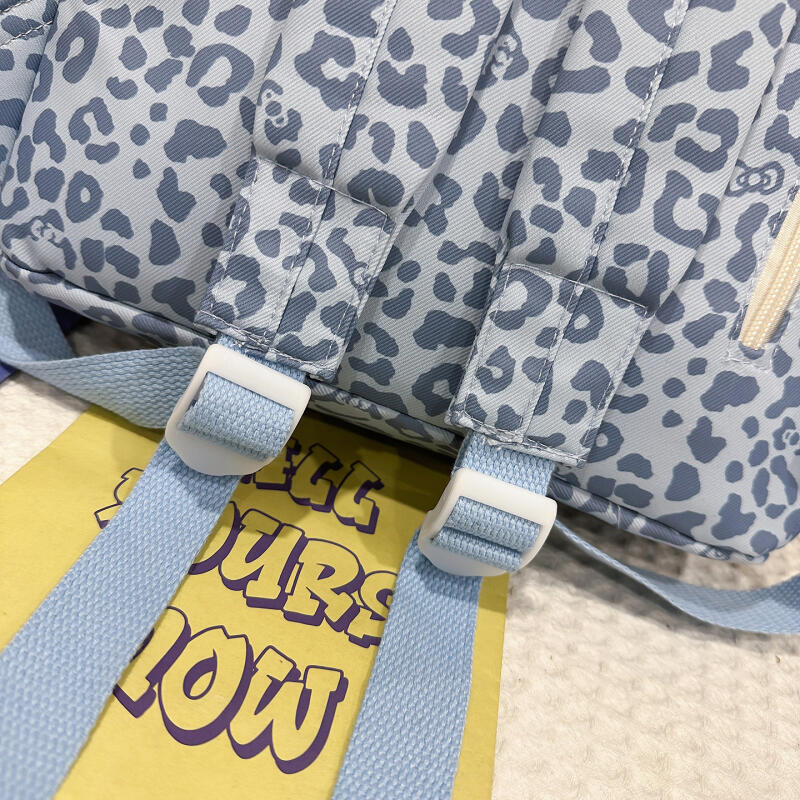 Rucksack mit Leopardenmuster, große Kapazität, Reiserucksack, Schultasche für Mittelschüler