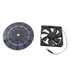 10W Solar Powered Exhaust Fan Monocrystalline Silicon Solar Panel Fan Ventilator Kit for Pet House Chicken Coop RV