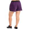Women Plus Size Athletic Shorts Breathable Lightweight Running Workout Gym Shorts with Elastic Waistband and Side Piping for Comfort and Mobility