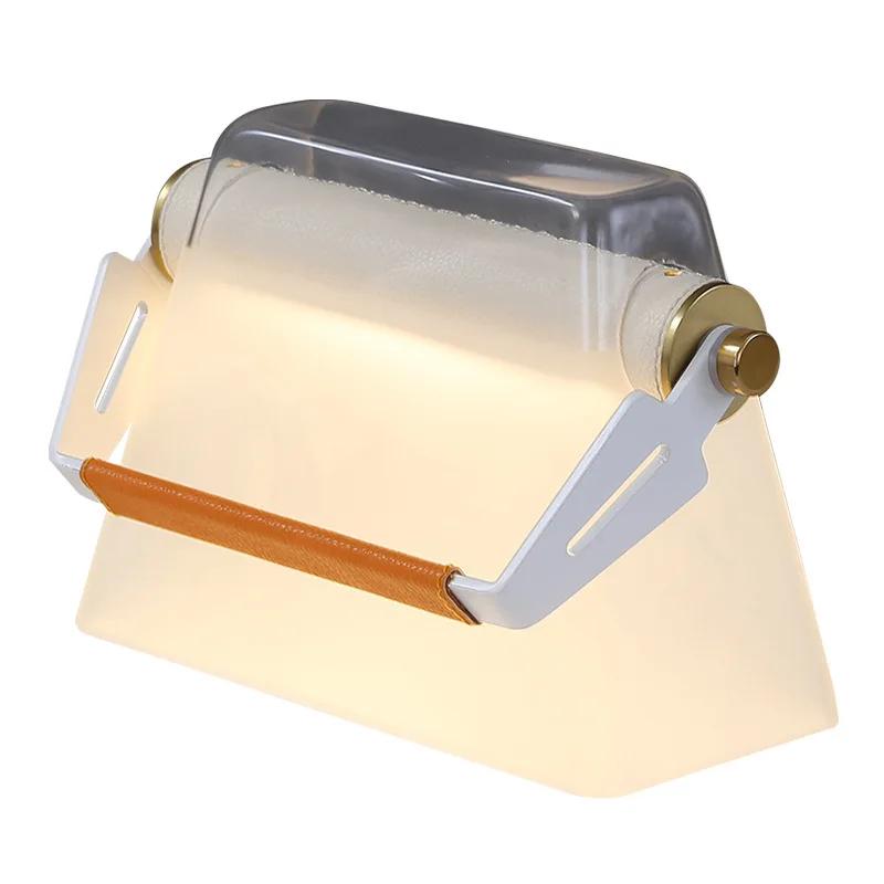 Nordic Creative Glass Pendant Lamp Personality Handbag Hanging Light Designer Bedside Study Aisle LED Dining Room Furniture