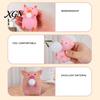 Pig Stress Reliever Bubble Blowing Squeeze Toy Relief Cartoon Sensory Soft Stretchy Animal Shape Home Office Desk Reusable Ball