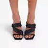 New Large-sized Open-toe Fish-mouth High Heels Thin-heeled Flip-flops and Women's Shoes