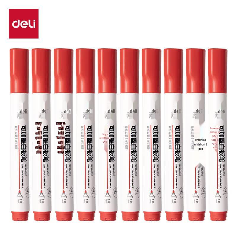 Deli S507 Refillable Whiteboard Marker Pen