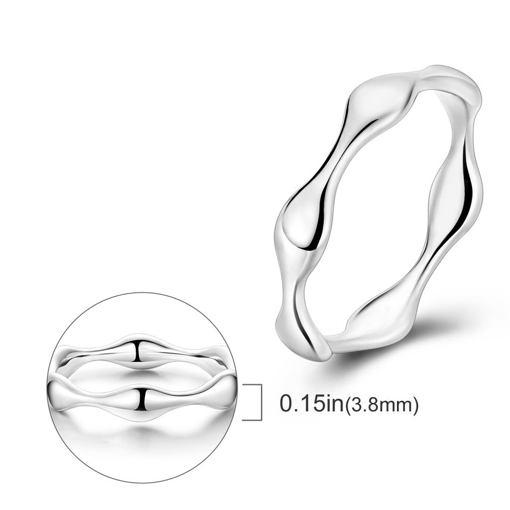 Copper Plated Mystic Star Shape Ring Infinite Love Authentic Design Zircon CZ Wedding Rings Jewellery Women Gift