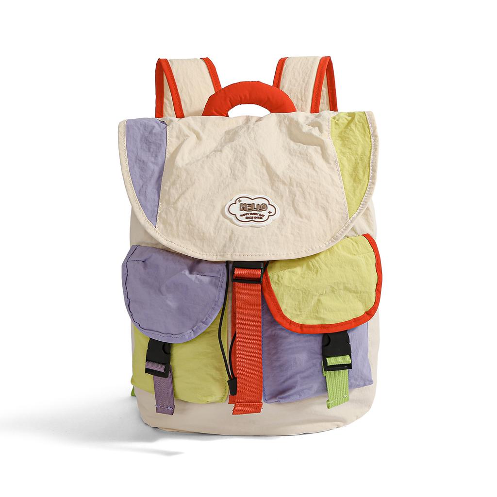 Backpack Children's school bag Lightweight backpack Parent-child travel Junior high school students College students can wear when going out