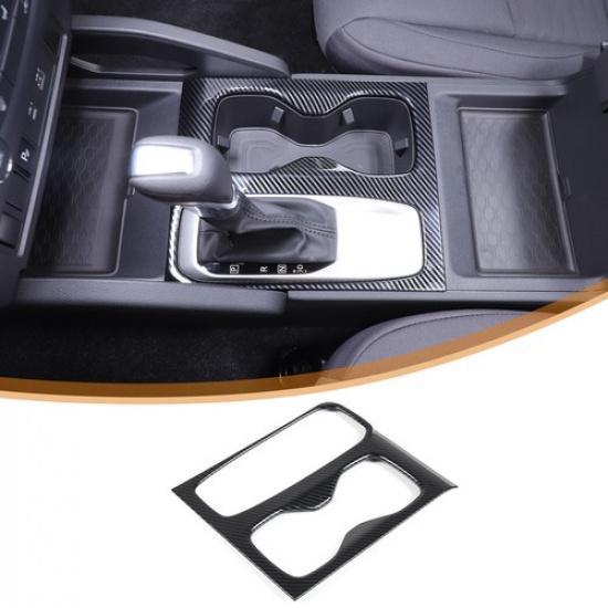 ABS Carbon fiber Center Gear Shift Cup Holder Trim Cover For Nissan Frontier 22+