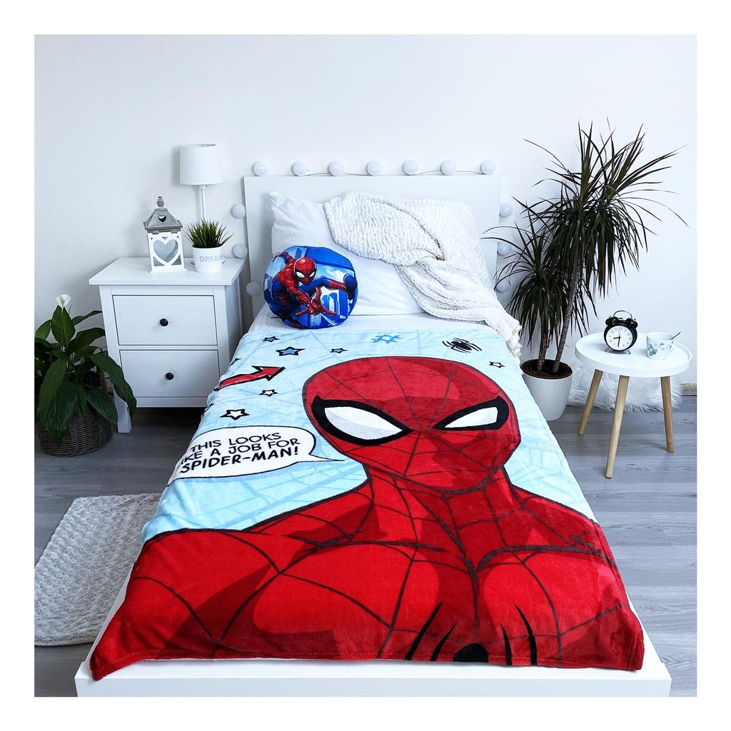 Spider-Man Microflannel Star Blanket