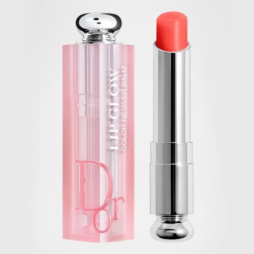 Dior Addict Lip Glow Color Reviver Balm 061 Coral Bloom 3.2g Hydrating Tinted Lip Balm розовый