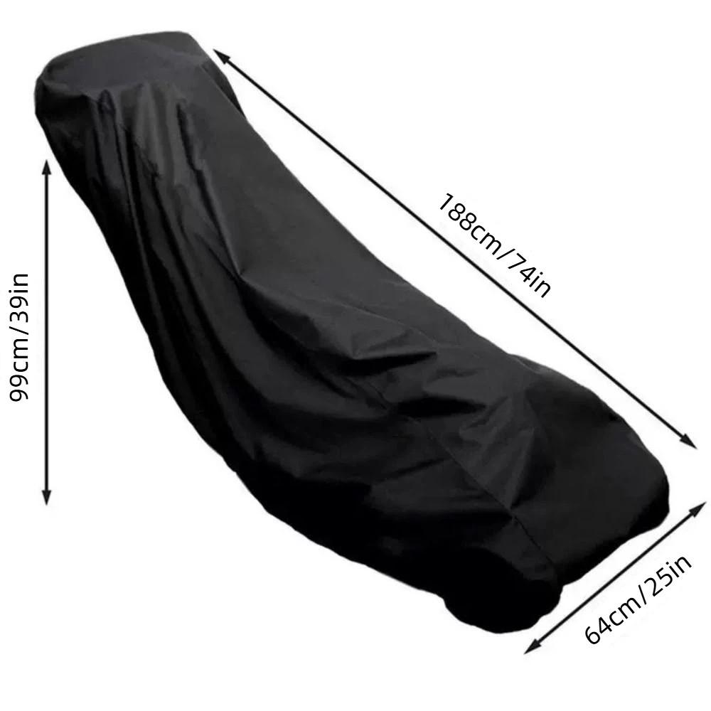 Waterproof Lawn Mower Cover UV-Resistant Trimmer Cover Heavy-duty Mower Cover Snow Blower