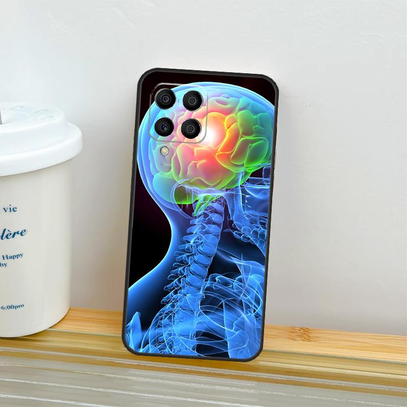 Medical Human Organs Brain Case For Samsung Galaxy M14 M54 M34 M13 M15 M36 M55 M35 M56 M16 M31 M11 M53 M12 M32 M52 M06
