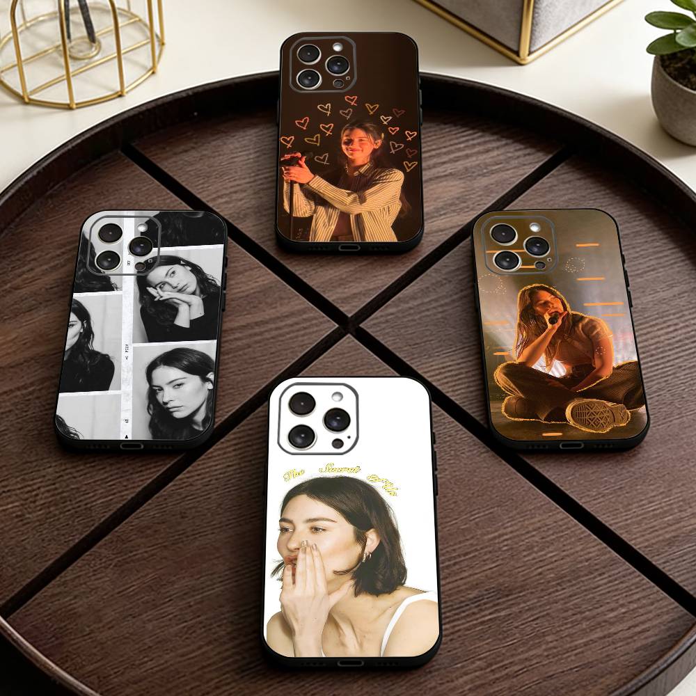 G-Gracie abrams Phone Case For iPhone 17,16,15,14,13,12,11 Plus,Pro Max,XS,Soft Silicone Black Cover