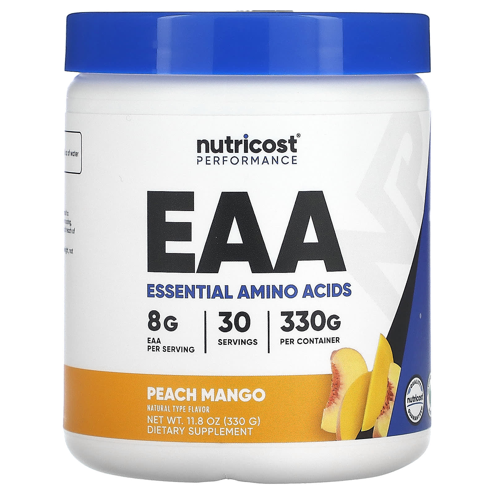 

Nutricost, Athletic Performance, EAA Powder, Peach Mango, 11.8 oz (330 g)