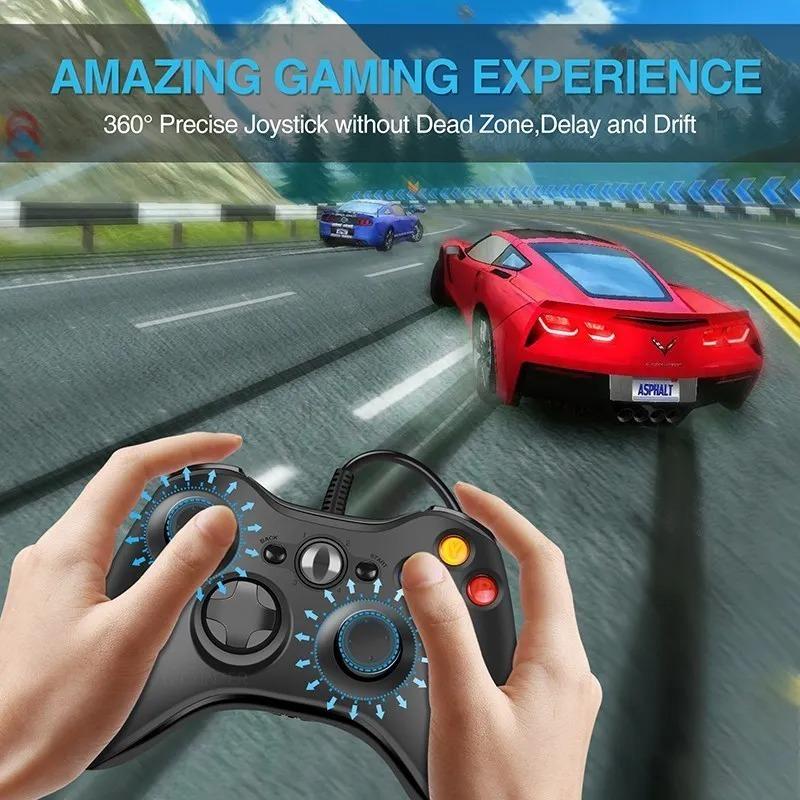 Wired USB Game Controller for Xbox360 Console Joypad for Win 7/8/10 PC Joystick Controle Mando Gamepad for Xbox 360 Accessories