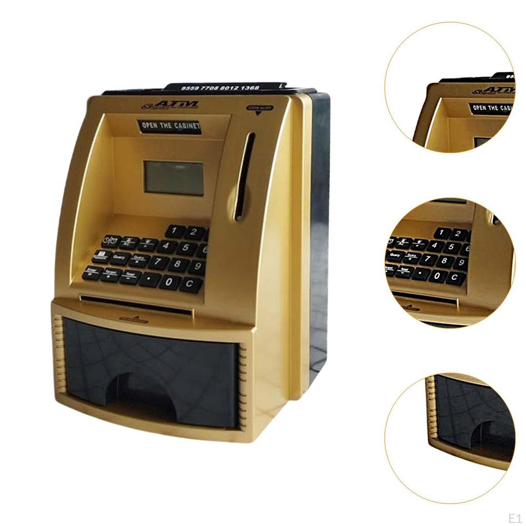 Geldautomat Sparschwein Lernspielzeug Münze Elektronisches Geld für Jungen Mädchen