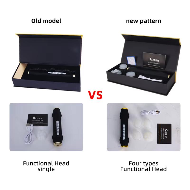 2025Uppgradering Syrebubbla Penna CO2 Syre Bärbar Ansiktsmaskin för Hudvård, CO2 Gel Ansiktsbehandling, Ansikts-SPA Syreskönhet