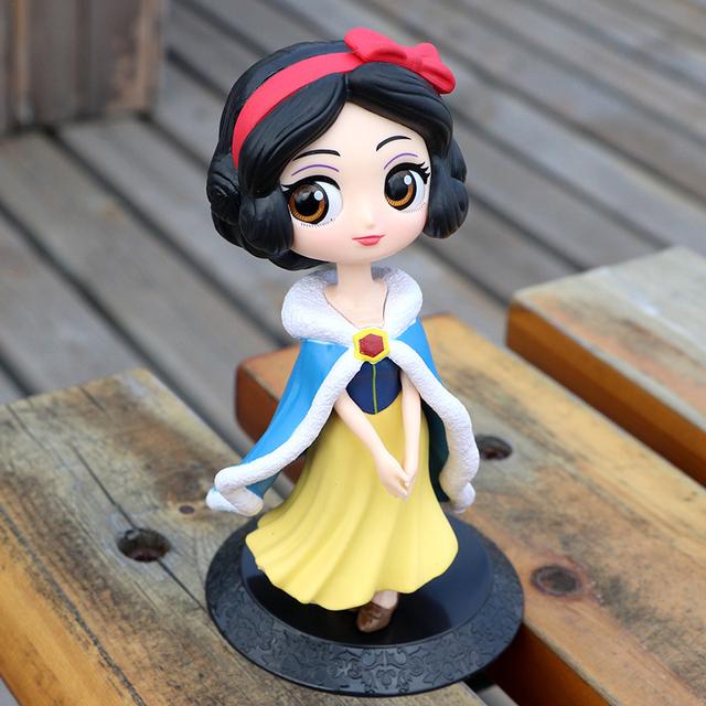 Disney Q Posket Jasmine Princess Snow White Belle Ariel Cinderella Anna Elsa Mulan Tinkerbell Cake Topper Children Gift