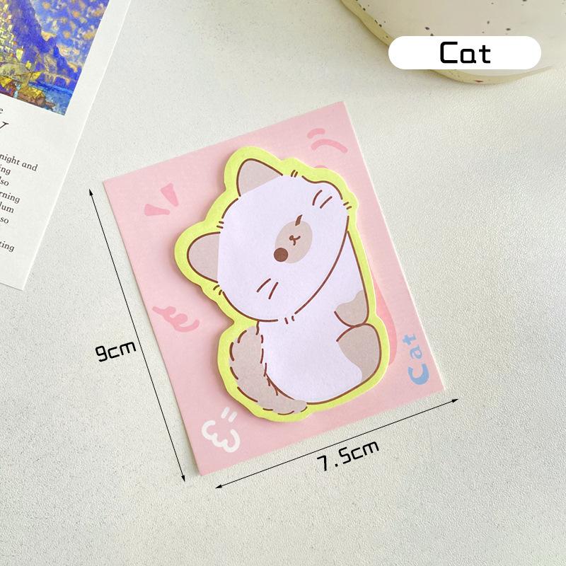 30sheets Small Animals, Cute and Stylish Ins Sticky Notes, High-looking, Memo Notes, Leave A Message N Times Memo Pad