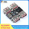 XL334P4 USB 2.0 4-Port Hub Controller Module USB 2.0 To 4-Channel Splitter  USB-HUB Type-C Extender Board 40MB/s
