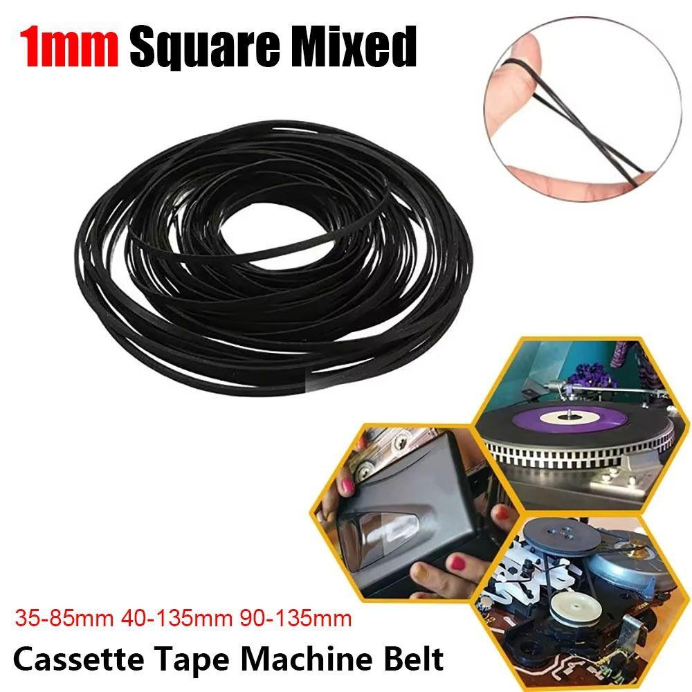20/30 Pezzi Cinghia di Trasmissione in Gomma per Registratore Walkman CD DVD VCR Riparazione Macchina