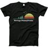 Vintage Portage, Pennsylvania Sunset Souvenir Print T-Shirt T-Shirt, Tanktop, Long Sleeve, Sweatshirt, Hoodie for Men, Women, Kids