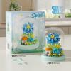 Flowers Sakura Tree Moc Building Blocks for Adults Party Gifts Cherry Blossom Assembly Model Building Toys Home Decoration Girls