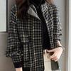 Rellawear Women S Check Pattern Sweater Jacket Rhn250903