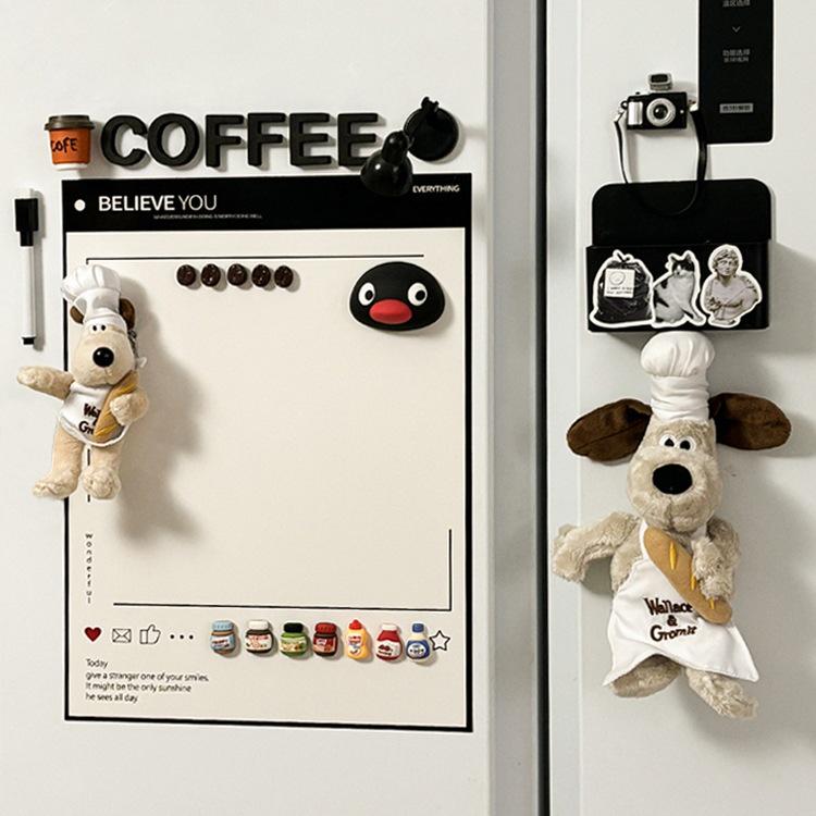 Placă Memo Magnetică Ștergibilă pentru Frigider - Decorare Placă Mesaje și Memento pentru Ușa Magnetică