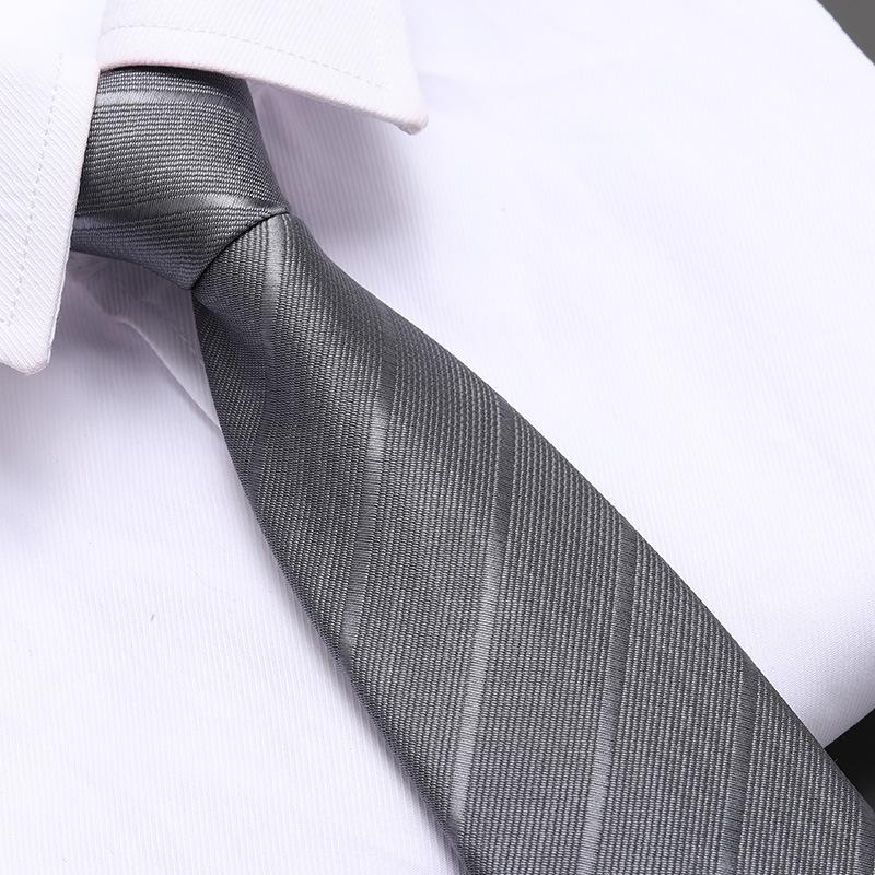 No Black Zipper Men'S Professional Dress Tie Business Casual Wedding Groom Korean Version Of A Pull Tie