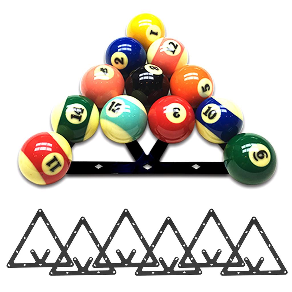 6PCS Film Paper 9/10 Balls Billiard Pendulum KickOff Position Sticker Accessory for Match