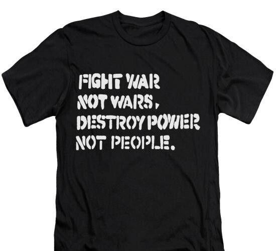 Crass - Fight war T-Shirt , Music Band Indie Rock Punk Gothic Unisex tee