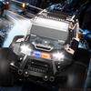 Amphibious 4wd Rc Police Car Waterproof Off Road Crawler With Led Lights Music Sirens Kids Toy Land Water Remote Control Vehicle