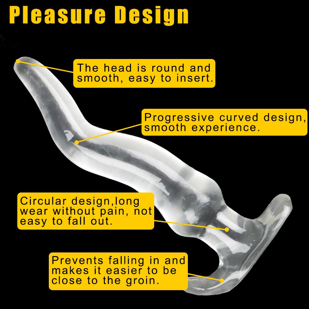 Transparent Big Dildos for Women Vagina Stimulator Anal Plug Artificial Animal Penis Female Masturbator Sex Toy Men Butt Dilator