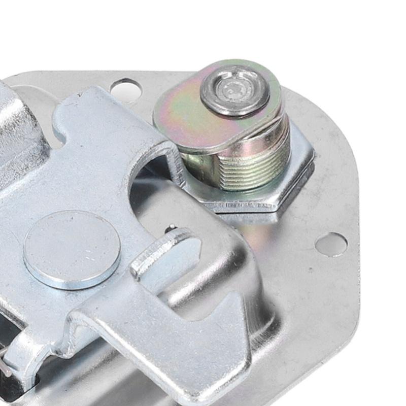 Tool Box Handle Latch With 2 Keys 304 Stainless Steel Silver Paddle Lock For Truck RV Trailer ATV UTV