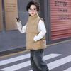 Kids' Winter Stand Collar Cotton Vest - Boys & Girls Outerwear